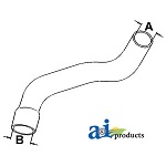 UJD11312     Lower Hose---Replaces L34922